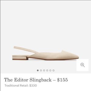 Everlane The Editor Slingback Flats
